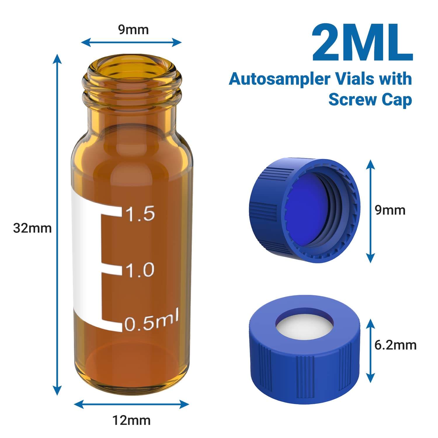 9mm 2ml vials