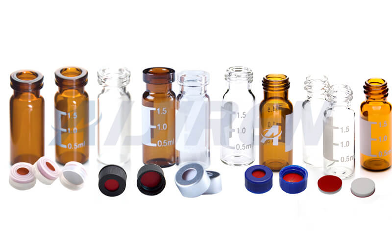 Chromatography vials with Cap and Septa