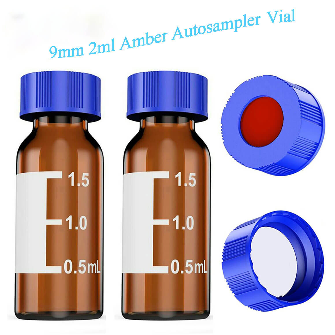2ml Amber Screw top vials