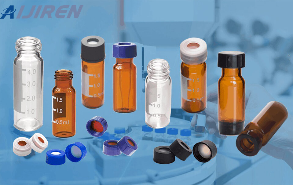 Selection of sample vials and the characteristics of Aijiren vials