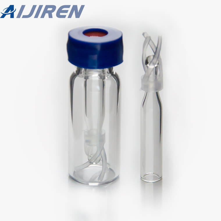 Vial Insert, Glass Spring Bottom for 9, 10, 11mm Vials