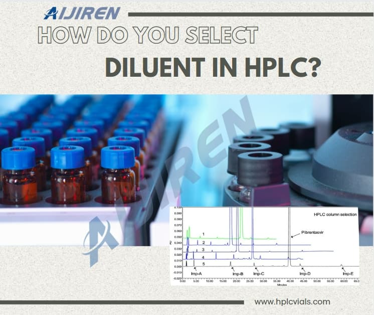 How do you select diluent in HPLC?