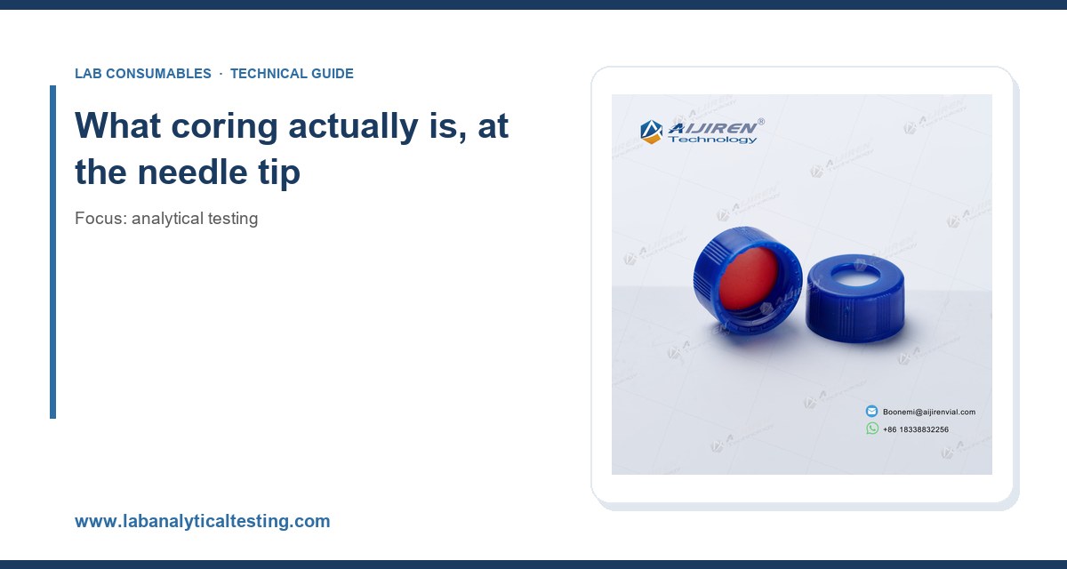 What coring actually is, at the needle tip