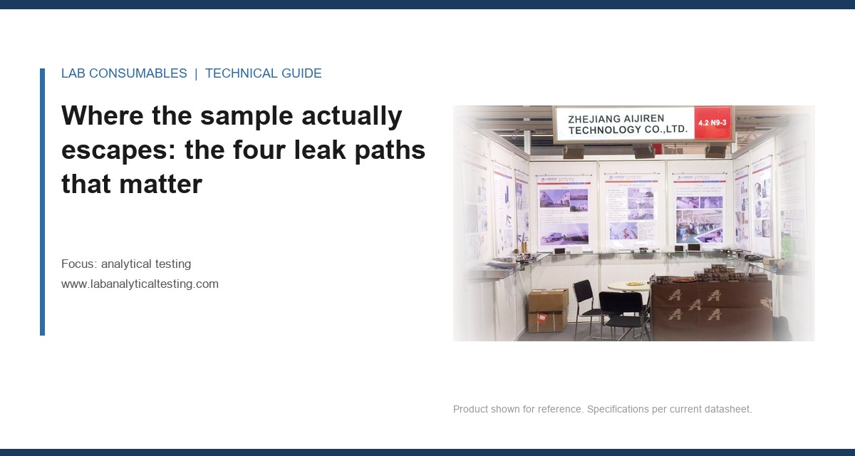 Where the sample actually escapes: the four leak paths that matter
